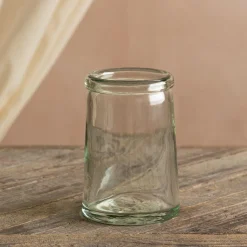Recycled Clear Glass Tulip Vase
