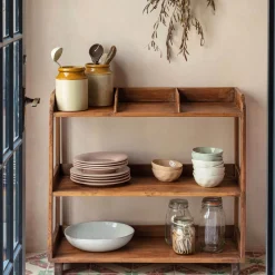 Recycled Teak Shelving Rack