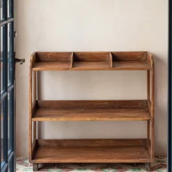 Recycled Teak Shelving Rack