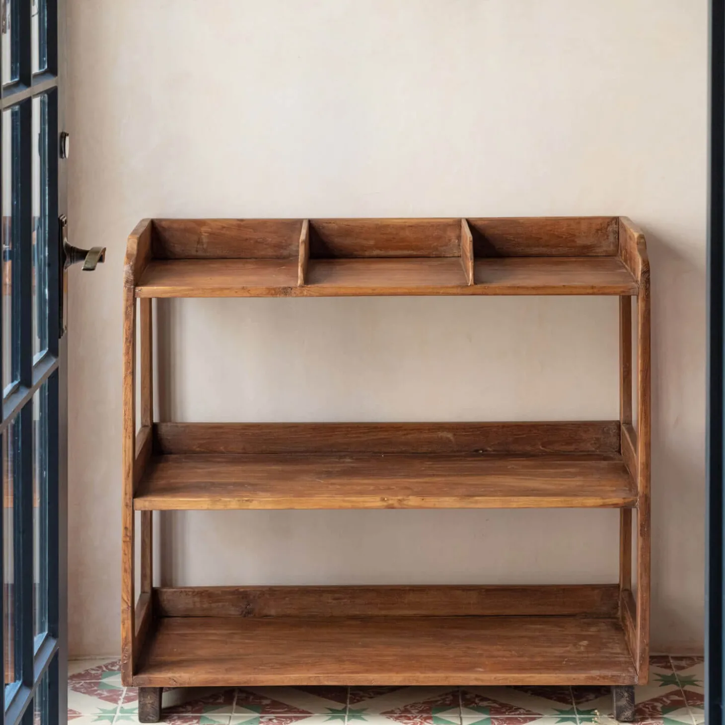 Recycled Teak Shelving Rack