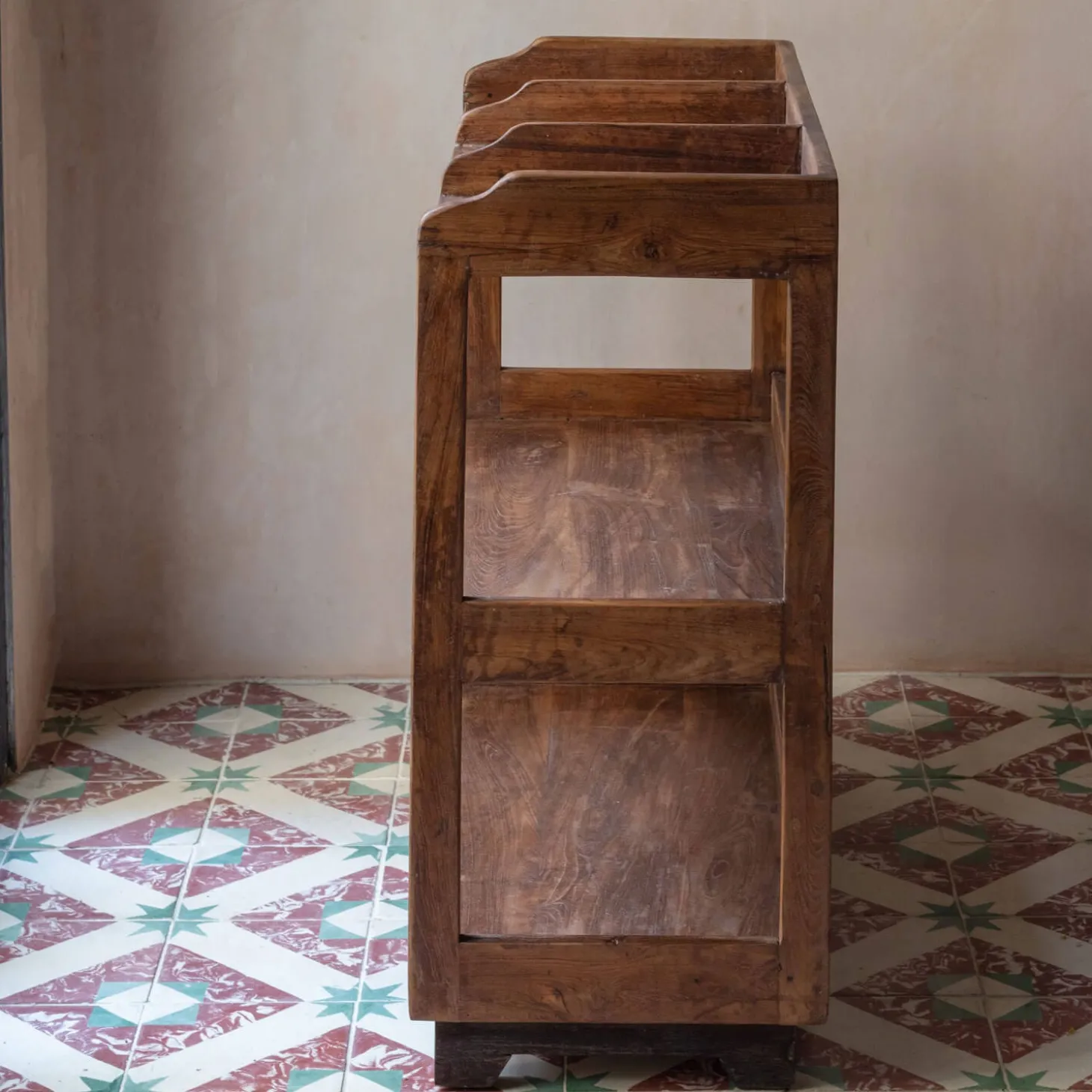 Recycled Teak Shelving Rack