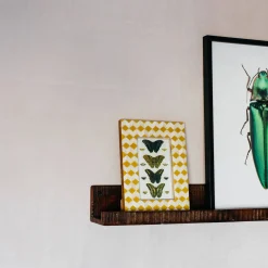 Recycled Wood Photo Shelf