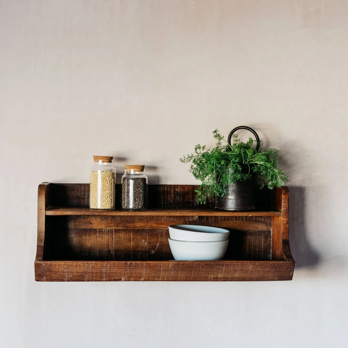 Recycled Wood Shelf 60cm
