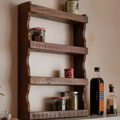 Recycled Wood Spice Rack