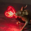 Red Heart LED E14 Mouse Lamp Bulb USB