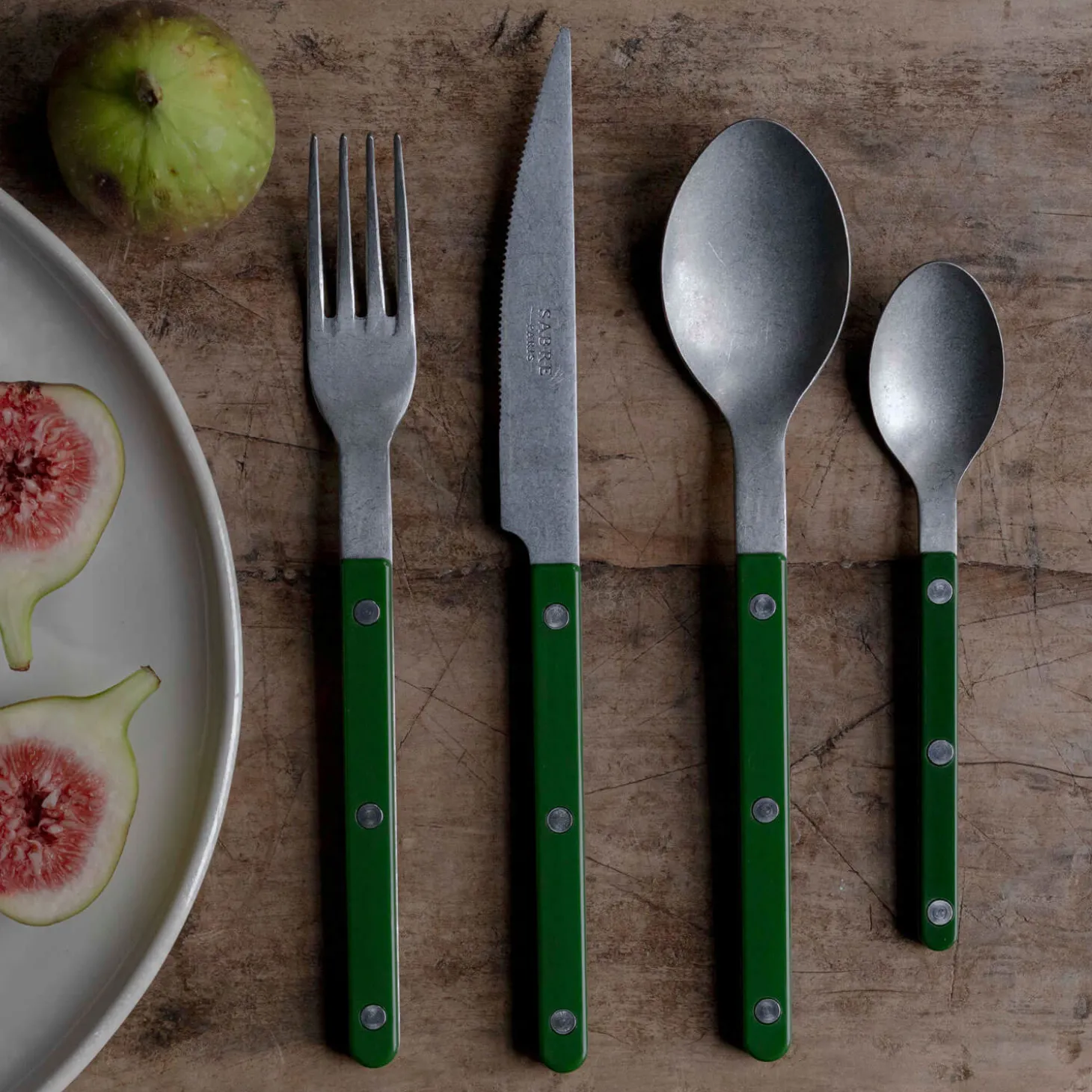 Reid Dark Green Cutlery Collection