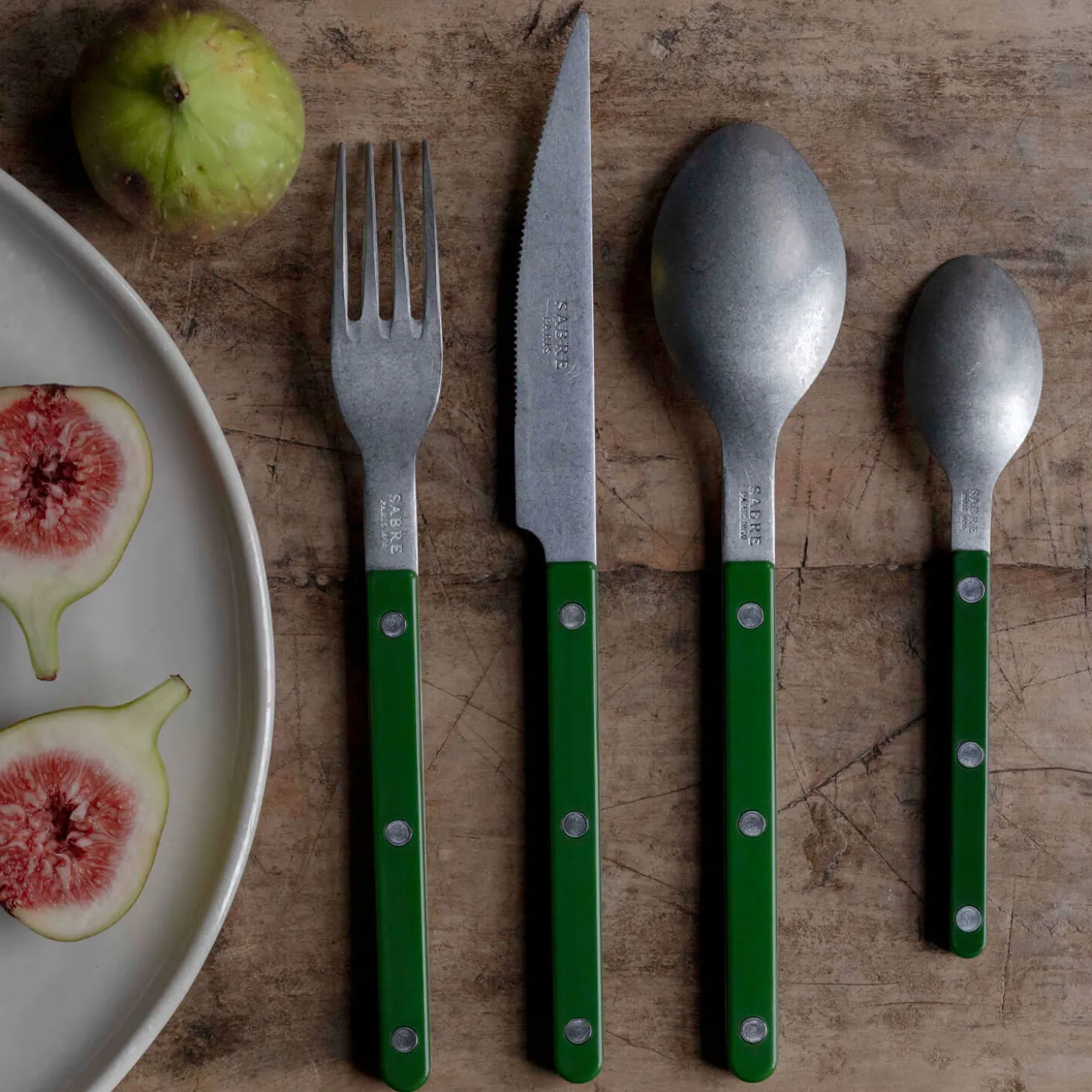 Reid Dark Green Cutlery Collection
