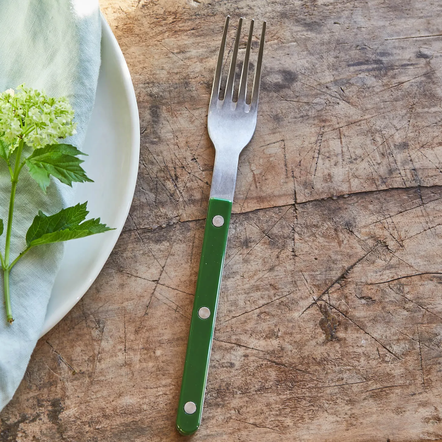 Reid Dark Green Cutlery Collection