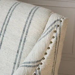 Renée Linen Stripe Armchair