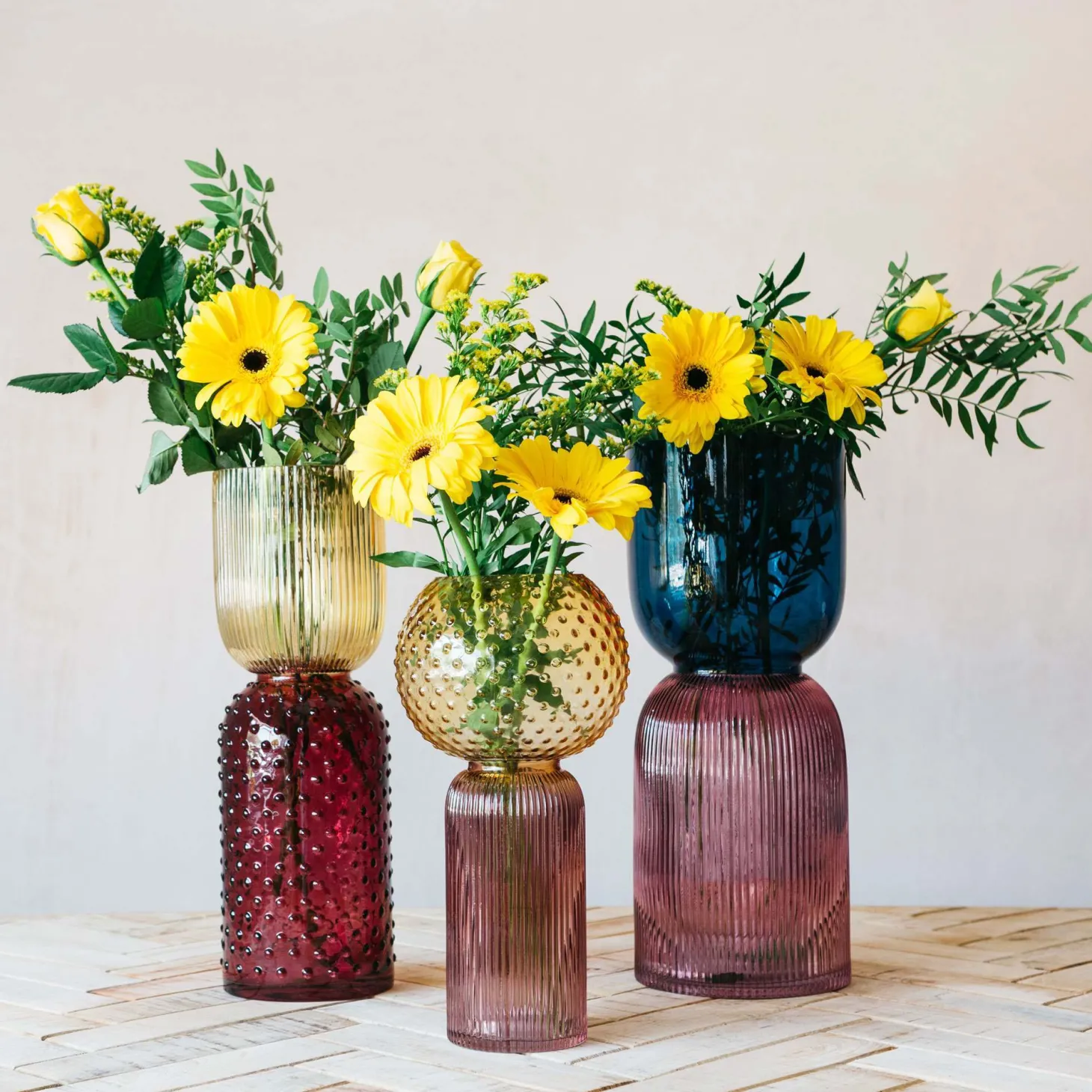 Retro Glass Vases