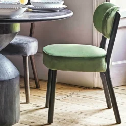 Rigby Moss Green Velvet Chair