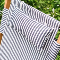 Riviera Navy Stripe Deck Chair