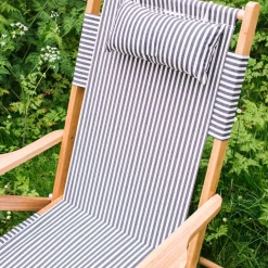 Riviera Navy Stripe Deck Chair