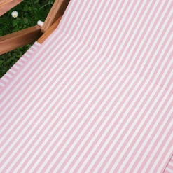 Riviera Pink Stripe Deck Chair