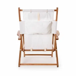 Riviera White Deck Chair