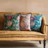 Rosalind Embroidered Square Cushions