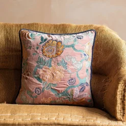 Rosalind Embroidered Square Cushions