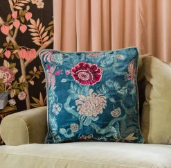 Rosalind Embroidered Square Cushions