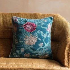 Rosalind Embroidered Square Cushions
