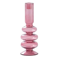 Rose Pink Bubble Candle Holder