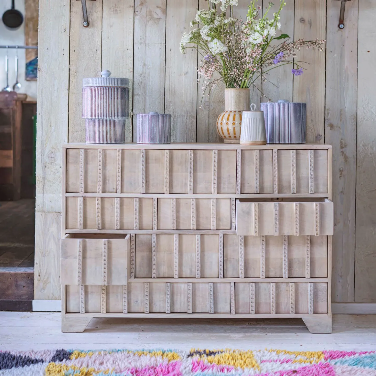 Rosie Twelve Drawer Sideboard