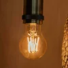 Round Amber LED E27 Bulb