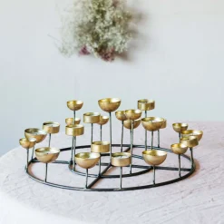 Round Multi Tea Light Holder