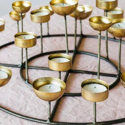 Round Multi Tea Light Holder
