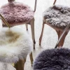 Round Sheepskin Seat Pads