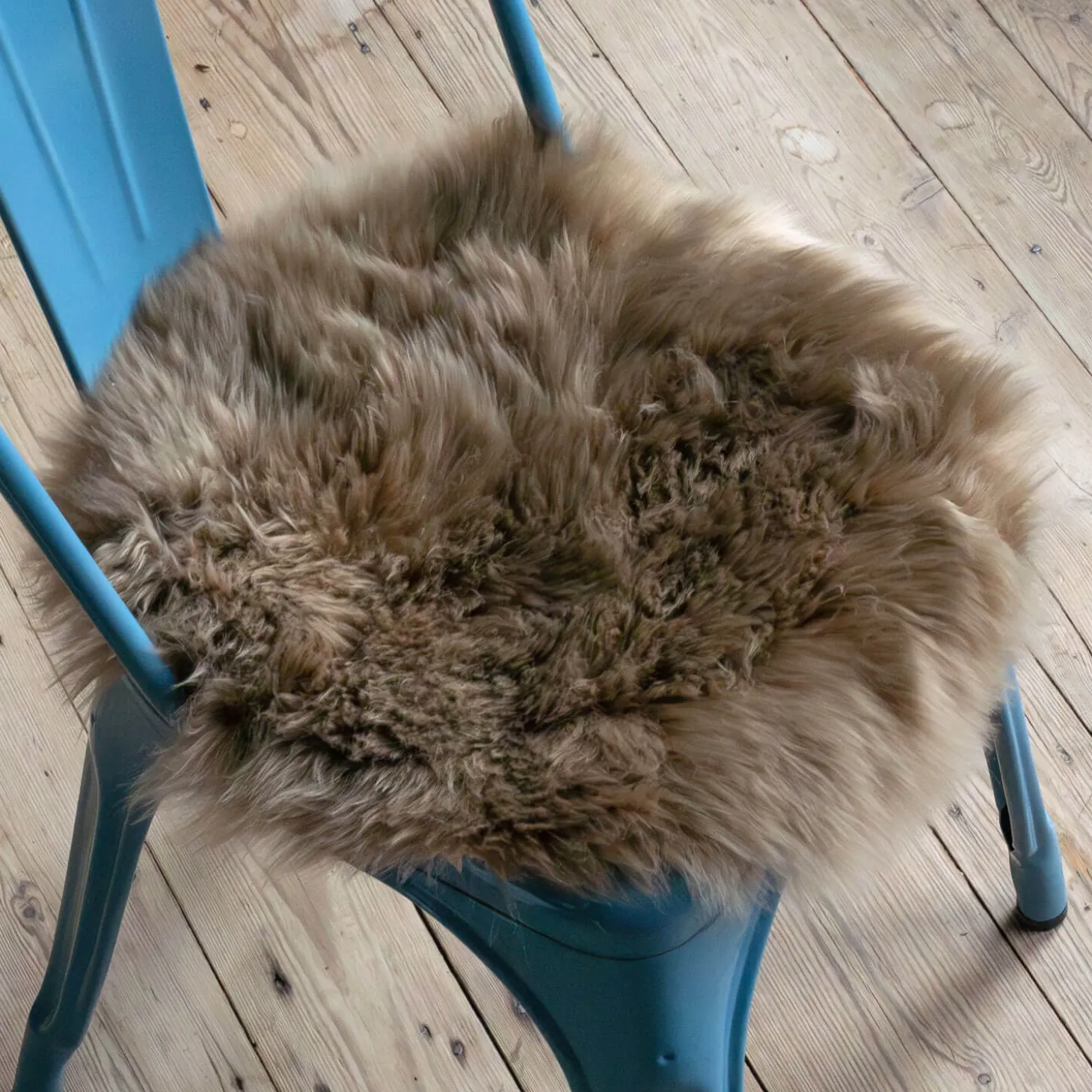 Round Sheepskin Seat Pads