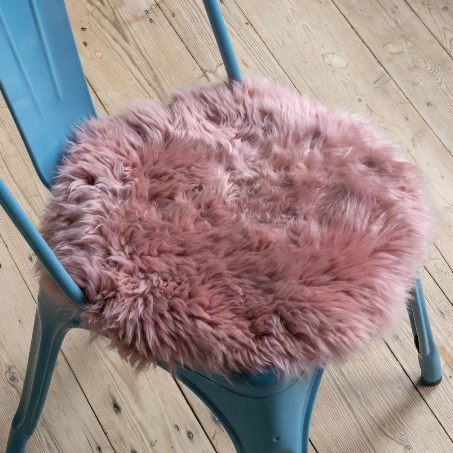 Round Sheepskin Seat Pads