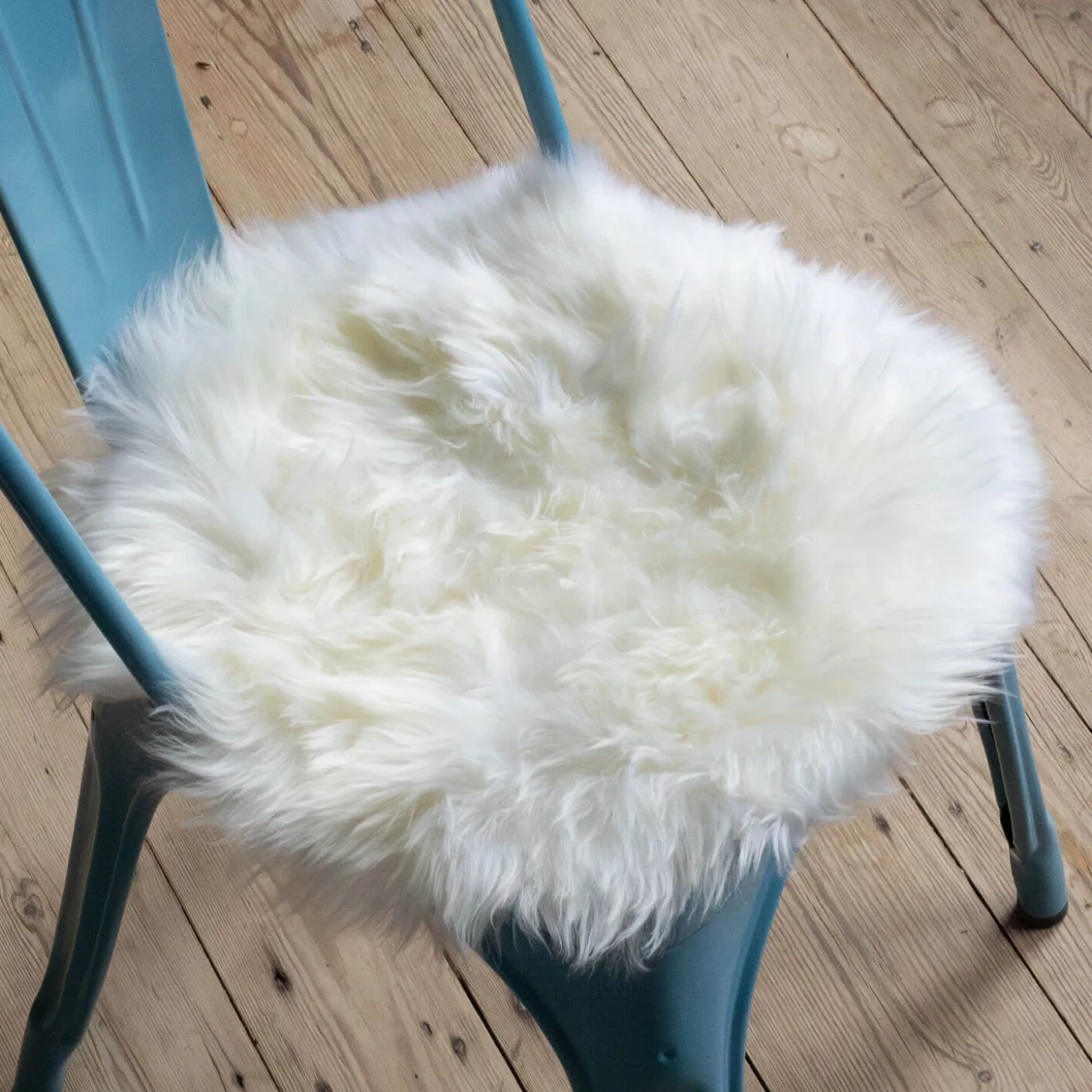 Round Sheepskin Seat Pads