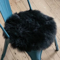 Round Sheepskin Seat Pads