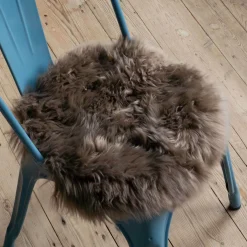 Round Sheepskin Seat Pads