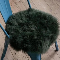 Round Sheepskin Seat Pads