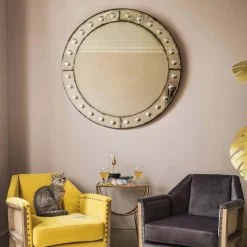 Round Venetian Mirror