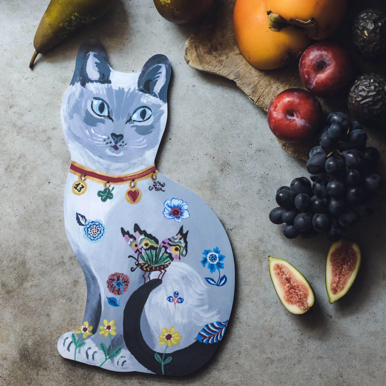 Russian Cat Serving Board