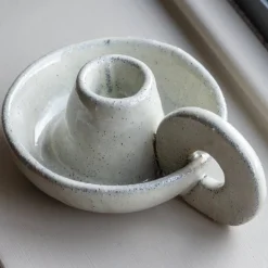 Rustic Ceramic Candle Holder