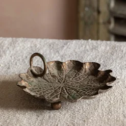 Rustic Leaf Candle Holder