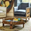 Ryka Brown Grinder Side Table
