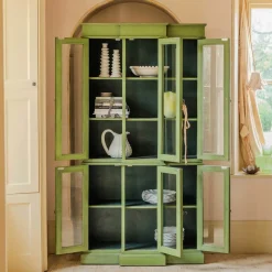 Saba Green Cabinet