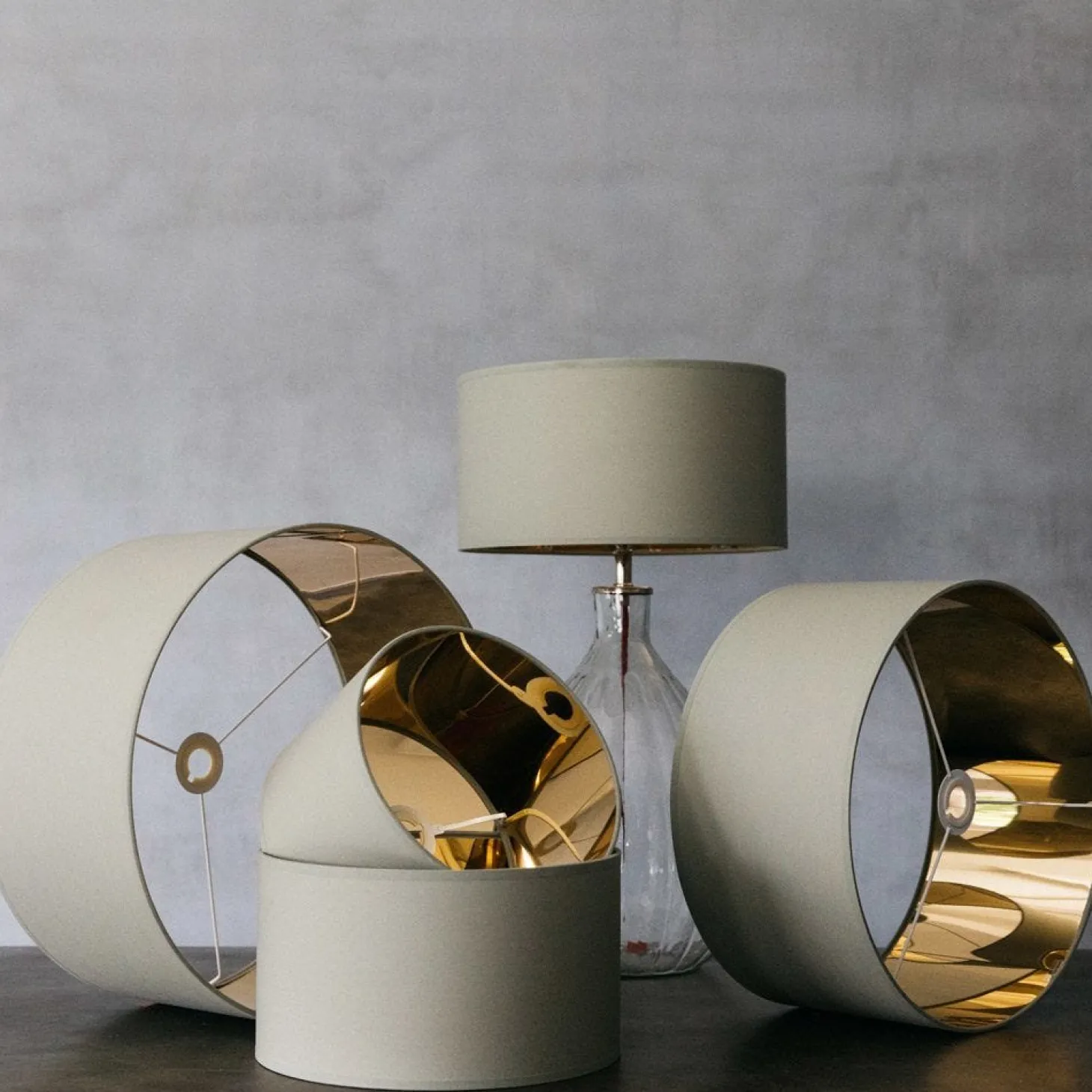 Sage Green Cotton Lamp Shades