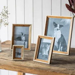 Sagwaan Wood and Bone Photo Frames