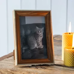Sagwaan Wood and Bone Photo Frames
