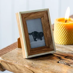 Sagwaan Wood and Bone Photo Frames