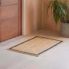 Sambourne Large Carbon Grey and Natural Jute Doormat