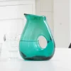 Sea Green Jug with Hole