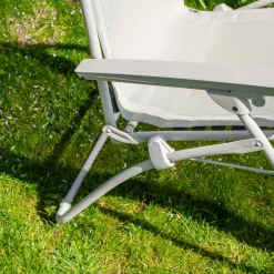 Seigle White Reclining Garden Chair