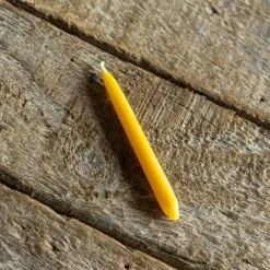 Set of 10 Beeswax Birthday Candles