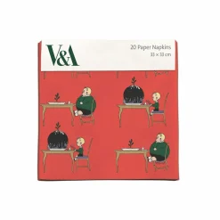 Set of 20 Pudding Boy Christmas Napkins